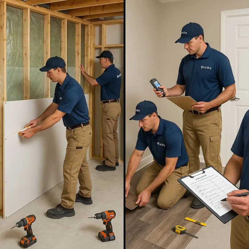 Repairs and Reconstruction process in Hendersonville, NC