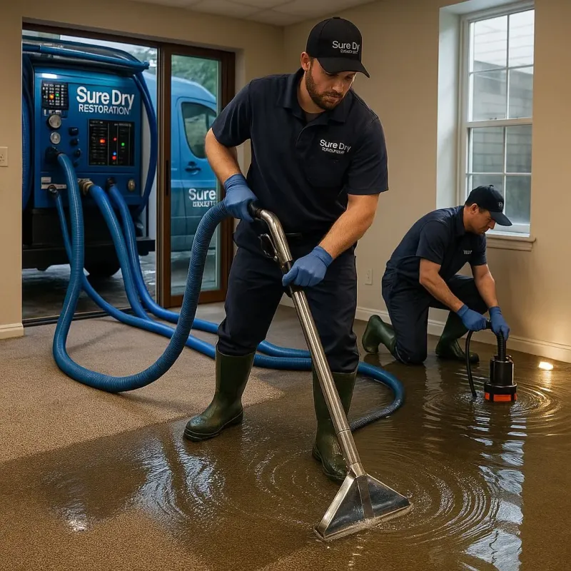 Water Extraction and Removal process in Hendersonville, NC
